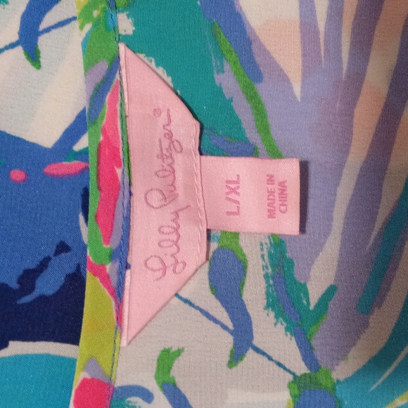 🦄VERY HTF Lilly Pulitzer🦄 - Atlin Silk Caftan - Picture 3 of 15